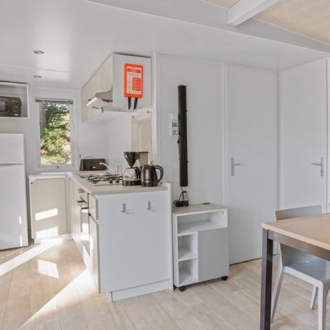 Stacaravan 6 personen - Comfort XL | 3 slaapkamers | 6 pers. | Verhoogd terras