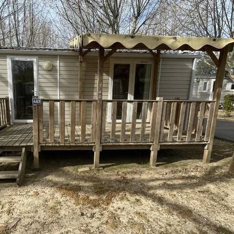 BUNGALOW 6 personnes - Comfort | 2 Ch. | 4/6 Pers. | Terrasse surélevée | Clim.