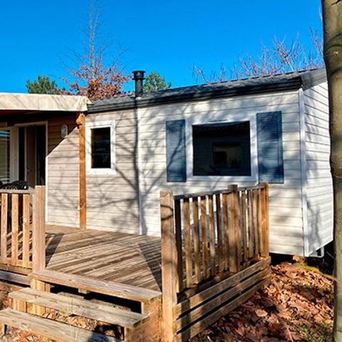 Mobilheim 6 Personen - Classic | 3 Schlafz. | 6 Pers. | Erhöhte Terrasse