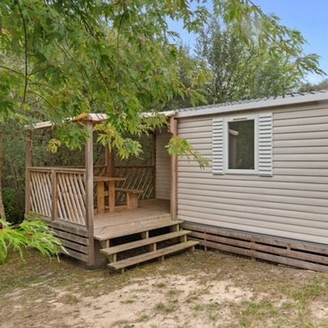 MOBILHOME 4 personnes - Comfort | 2 Ch. | 4 Pers. | Terrasse simple | Clim.