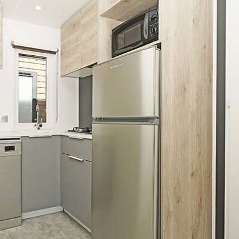 Bungalow 6 personen - Mobile-home | Premium | 3 slaapkamers | 6 pers. | Verhoogd terras | 2 badkamers | Airconditioning.