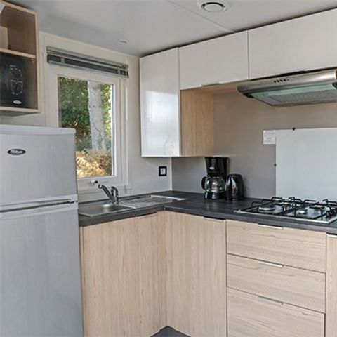 Stacaravan 4 personen - Stacaravan | Comfort XL | 2 slaapkamers | 4 pers. | Verhoogd terras | Airconditioning | TV