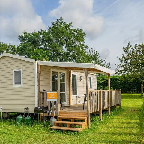 Stacaravan 4 personen - Stacaravan | Comfort XL | 2 slaapkamers | 4 pers. | Verhoogd terras | Airconditioning | TV