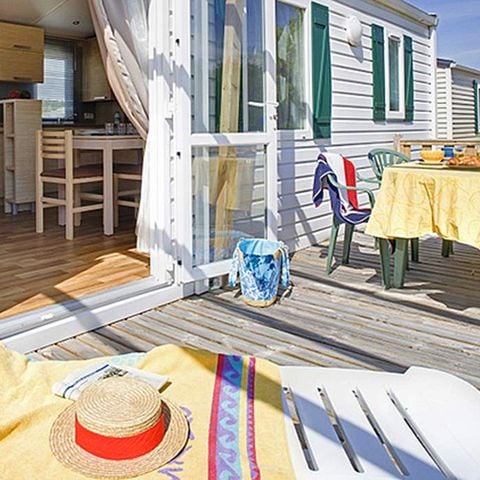 Stacaravan 6 personen - 3 slaapkamers