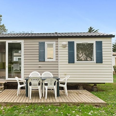 Stacaravan 6 personen - Klassiek | 3 Slaapkamers | 6 Pers. | Klein Terras