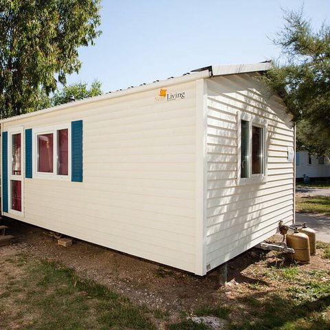 Stacaravan 4 personen - Klassiek | 2 Slaapkamers | 4 Pers. | Single terras