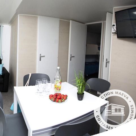 Mobilheim 8 Personen - Luxe 4 Zimmer 6/8 Personen Klimatisiert + TV