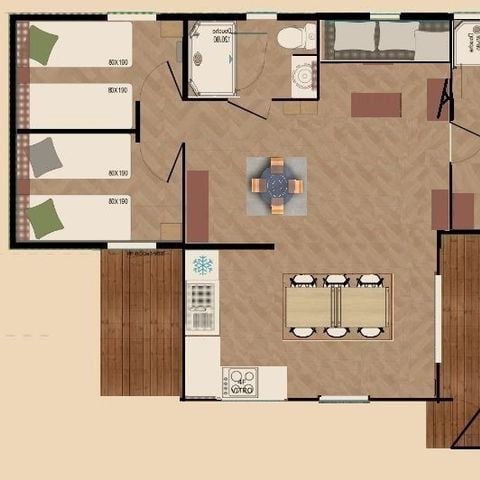 CHALET 8 personnes - MANYARA