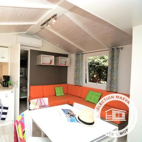 Mobilheim 6 personen - Luxuriöse 4-Zimmer-Wohnung mit Klimaanlage + TV