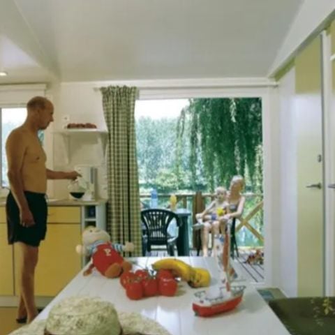 Mobile home 6 persons - 2 air-conditioned riverside rooms Sunday/Dimanche (29 m²) n°0 to 2
