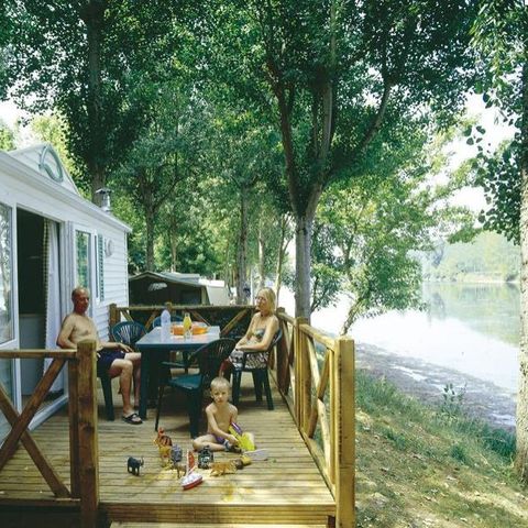 MOBILHOME 6 personnes - 3 chambres climatisé en bord de Rivière (33 m²) n°3 à 5