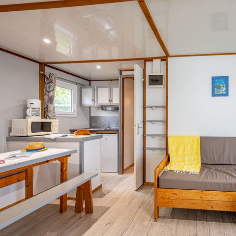 Chalet 6 personen - RÊVE mit Flussblick klimatisiert Sonntag/Sonntag - 35 m² - N°91 bis 95