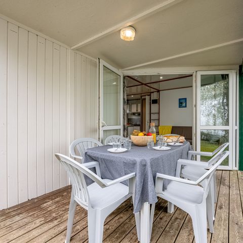 Chalet 6 persons - RÊVE vue rivière air-conditioned Sunday/Dimanche - 35 m² - N°91 to 95