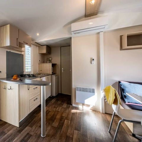 MOBILHOME 6 personnes - 2 chambres avec vue riviere Dimanche/Dimanche (29 m²) - n°64 à 72 6 personnes