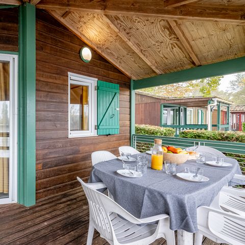 CHALET 8 personnes - Chalet STAR Dimanche/Dimanche 3 chambres, climatisé (45 m²) - n°22 à 27