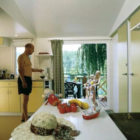 Casa mobile 6 persone - 2 camere climatizzate sul fiume Sunday/Dimanche (29 m²) da 0 a 2 6 persone