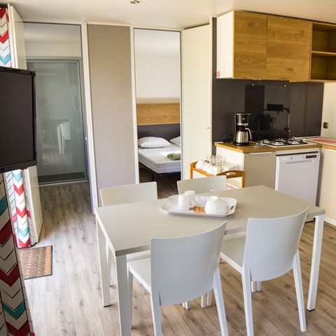 MOBILHOME 5 personas - Casa rural Premium +