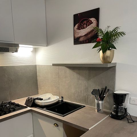 Studio 4 Personen - Möbliert mit Balkon