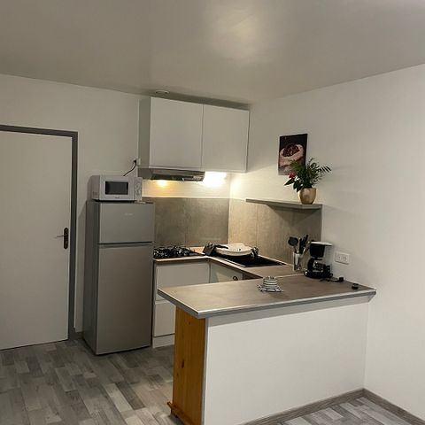 Studio 4 Personen - Möbliert mit Balkon