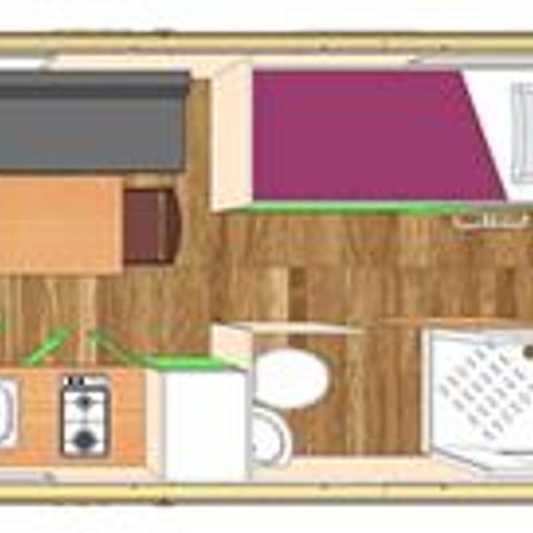 AUßERGEWÖHNLICHE UNTERKUNFT 4 Personen - Arizona 1 Schlafzimmer mit Panoramaterrasse