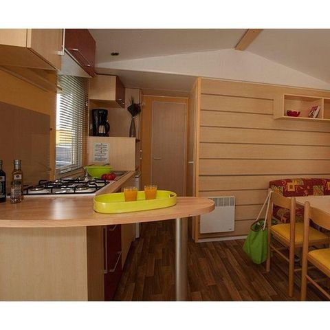 Mobilheim 4 personen - Cottage Confort 29 m2 mit überdachter Terrasse