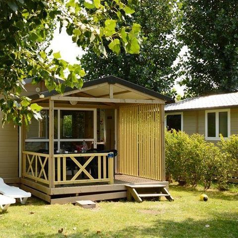 Chalet 5 Personen - Morea mit überdachter Terrasse TV