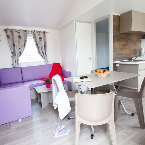 Stacaravan 5 personen - Stacaravan CLASSIC - 2 slaapkamers MERCREDI - geen airconditioning