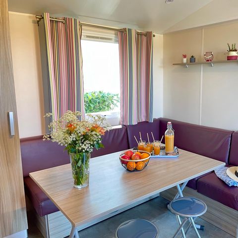 MOBILE HOME 8 people - Comfort - 3 bedrooms (32m²) + Air conditioning + Vineyard view