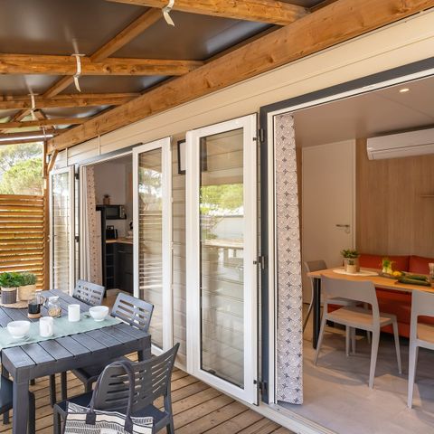 Stacaravan 6 personen - Cottage Semafoor 6p 3ch 1sdb