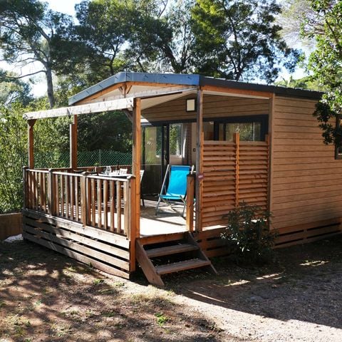 Stacaravan 4 personen - Cottage Méditerranée 4p 2ch 1sdb