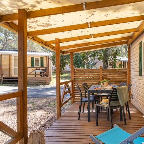 Mobile home 6 persons - Cottage Riviera 4/6p 2ch 1sdb