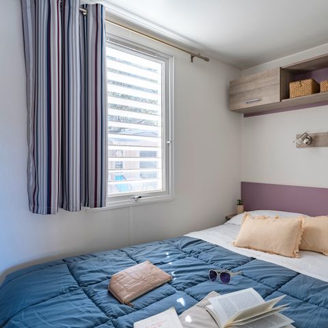 Stacaravan 2 personen - Huisje Astria 2p 1bed 1bad