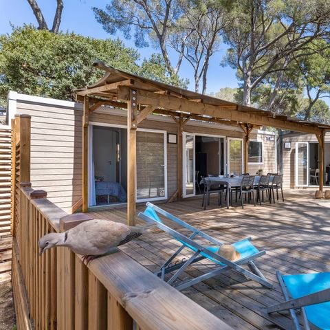 Stacaravan 6 personen - Cottage Belvédère 6p 3ch 3sdb Prem1um