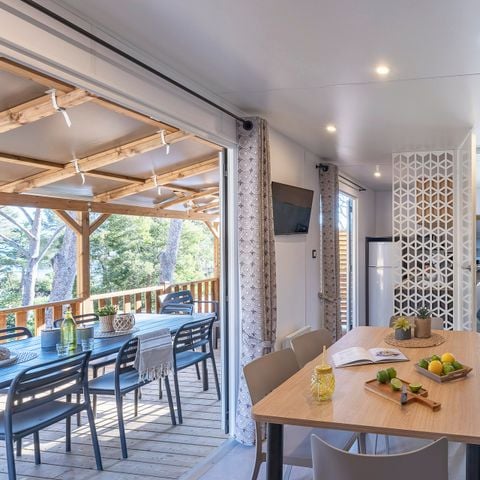 MOBILHOME 6 personnes - Cottage Belvédère 6p 3ch 1sdb Prem1um