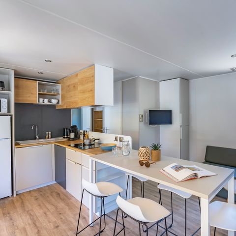 Stacaravan 6 personen - Cottage 6p 3bed 2bad Prem1um