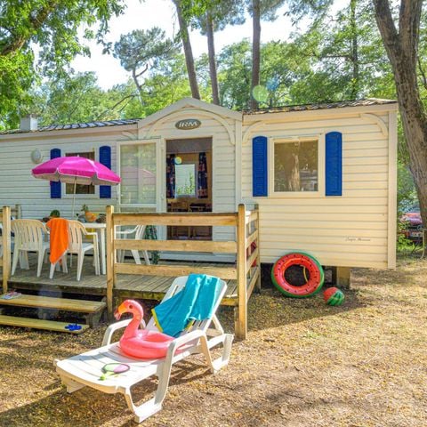 Mobilhome 4 personnes - Classique - 2 chambres - Sans - TV - -terrasse découverte-26m² - STANDARD