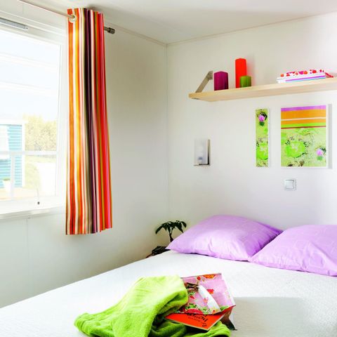 Mobile home 5 persons - Comfort - TV 2bed-TV-covered terrace- 26m²