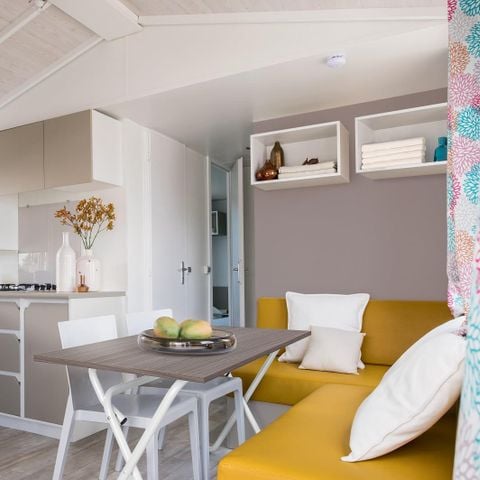 Casa mobile 6 persone - Family - 3 camere - PREMIUM - 30 m² - Roselune - Aria condizionata - TV - Lavastoviglie - Plancha - Terrazza - XXL coperta