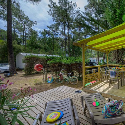 CASA MOBILE 5 persone - Premium PLUS 2bed-CLIM- 2bath-TV-LV- terrazza coperta-33m² | PREMIUM