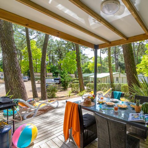 Chalet 6 persons - Comfort Air-Conditioned 3-Bedroom Cottage - COMFORT AIR-CONDITIONED - 32 to - 42 m² - Air-conditioning - TV - Dishwasher - Griddle
