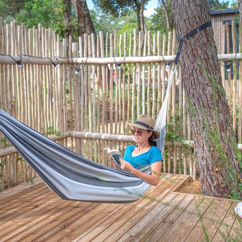 CHALET 7 people - Garden 3bed- CLIM-bath-TV-LV-plancha-piéton-covered terrace-32m² | PREMIUM