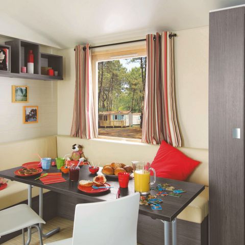 Mobile home 6 persons - Classic 3bed (without TV)-discovered terrace-30m² | STANDARD