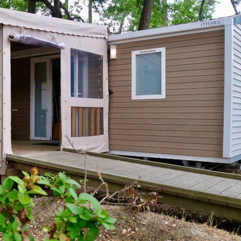 Mobilheim 5 personen - Life 2ch PMR- - CLIM -TV-LV-plancha-32m²-überdachte Terrasse - PREMIUM