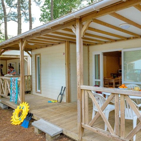 Chalet 7 persons - 3bed - Without - TV - -covered terrace- 32m² - STANDARD