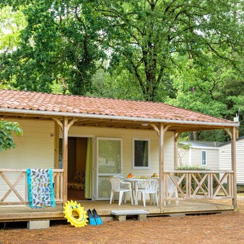 Chalet 7 personnes - 3 chambres - Sans - TV - -terrasse couverte- 32m² - STANDARD