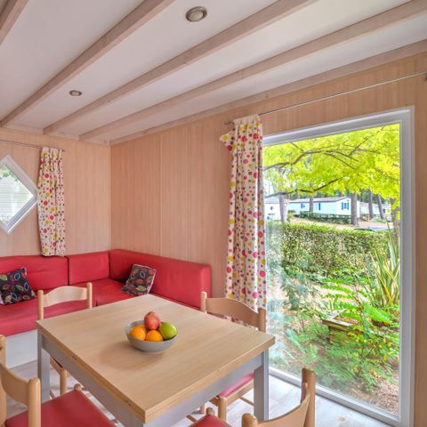 Chalet 4 personen - Comfort Cottage met airco - 2 slaapkamers - COMFORT CLIM - 32 tot - 43 m² - Airco - Tv - Vaatwasser - Plancha