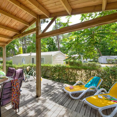 Chalet 4 persons - Comfort Air-Conditioned 2-Bedroom Cottage - COMFORT AIR-CONDITIONED - 32 to - 43 m² - Air conditioning - TV - Dishwasher - Griddle