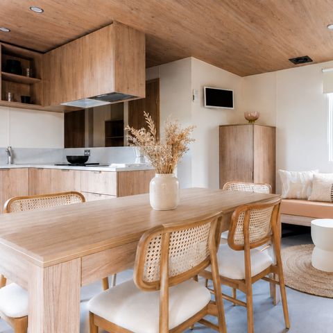 Mobile home 6 persons - Cocoon 3-bedroom - 2-bathroom - PREMIUM+ – 40 m² – spa – air conditioning – - TV – washing machine – griddle – covered terrace – travel pack
