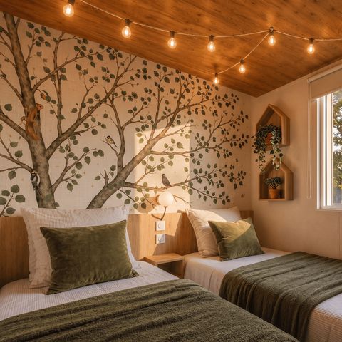 Mobile home 6 persons - Lagoon 3-bedroom - 2-bathroom - PREMIUM+ – 40 m² – Mini pool – Air conditioning – 70 m² terrace – - TV – Dishwasher – Plancha grill – Travel pack