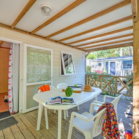 Chalet 4 personen - 2bed (zonder TV) - overdekt terras-24m² | STANDARD